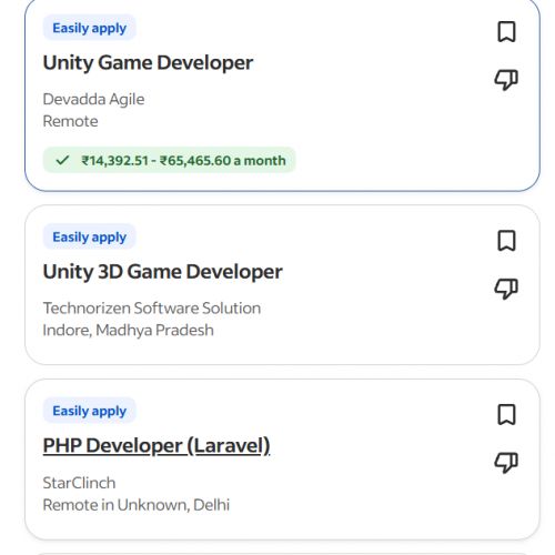 AI for Game Development internship jobs in Navi Mumbai