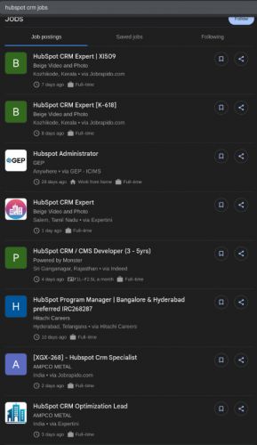 HubSpot CRM internship jobs in Jaipur